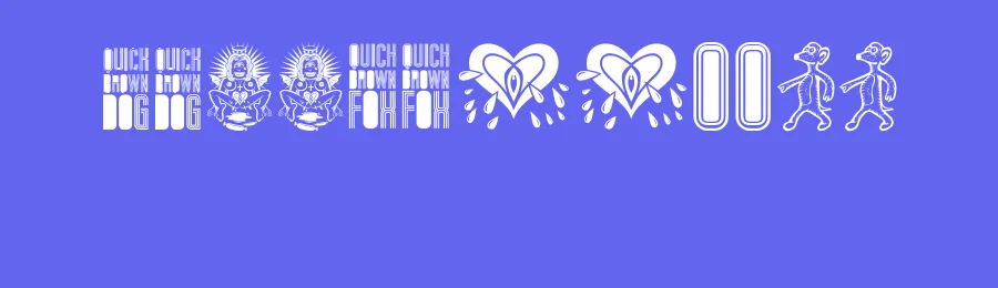 The Quick Dog by Vladimir Nikolic — Dingbats Font — thumbnail 3