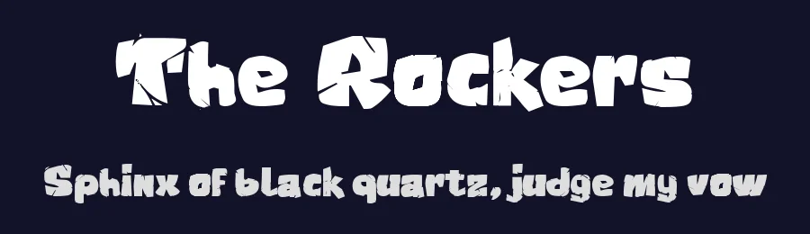 The Rockers by BlackFridayFont FMF — Decorative Font — thumbnail 2