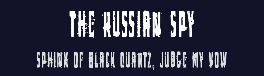 The Russian Spy by Woodcutter — Decorative Font — thumbnail 2