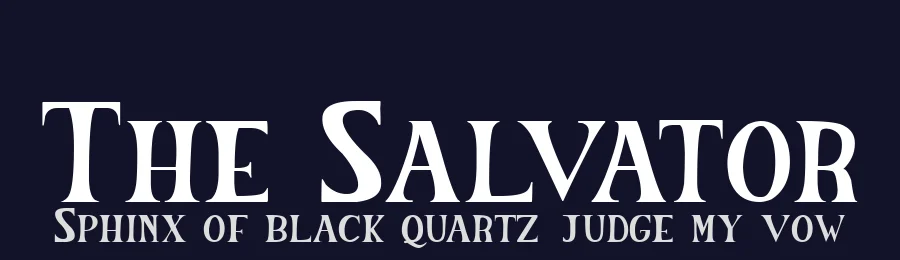 The Salvator by DM Letter Studio - Dimas Prasetyo — Sans Serif Font — thumbnail 2