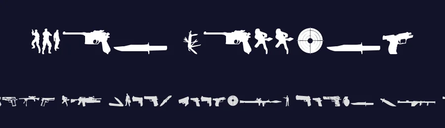 The Shooter by Iconian Fonts — Dingbats Font — thumbnail 2