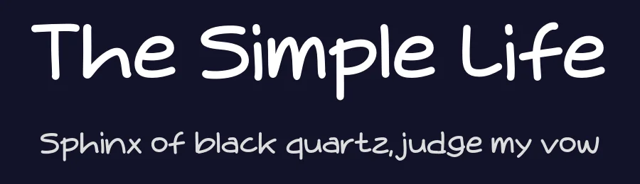 The Simple Life by Origin Type — Script Handwritten Font — thumbnail 2
