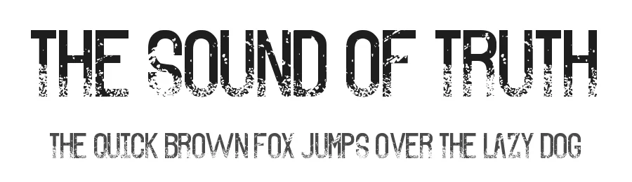 The Sound of Truth by LJ Design Studios β Sans Serif Font