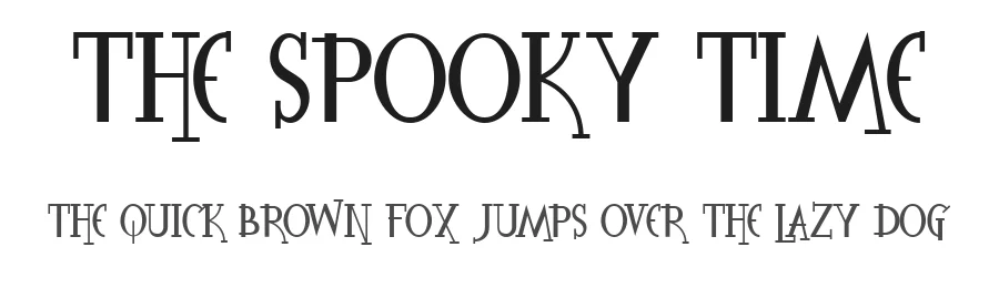 The Spooky Time by FallenGraphic Studio — Decorative Font