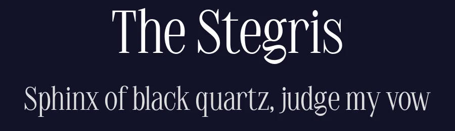 The Stegris by Letterhend Studio — Sans Serif Font — thumbnail 2