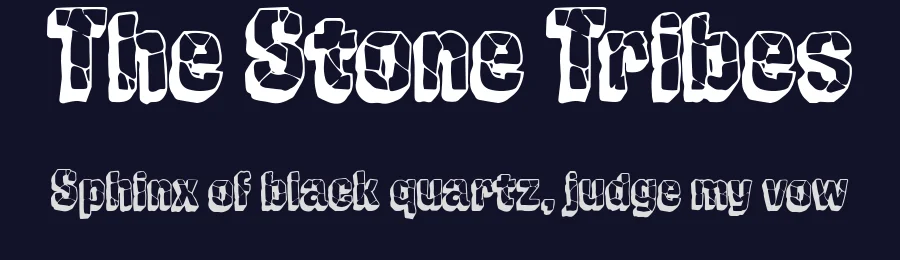 The Stone Tribes by BlackFridayFont FMF — Decorative Font — thumbnail 2