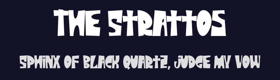 The Strattos by madeDeduk — Decorative Font — thumbnail 2