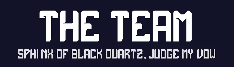 The Team by Rikyozone — Display Font — thumbnail 2