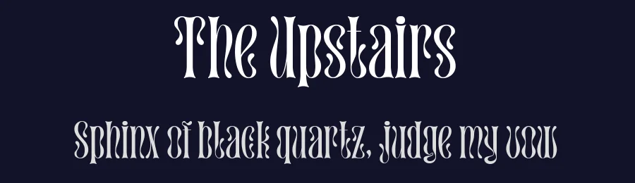 The Upstairs by Redy Studio — Decorative Font — thumbnail 2