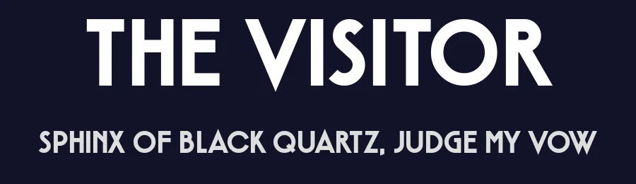 The Visitor by Chequered Ink — Sans Serif Font — thumbnail 2