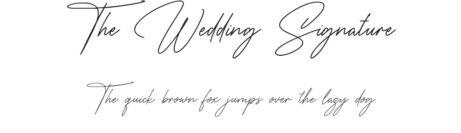 The Wedding Signature