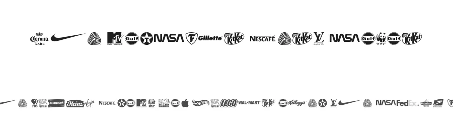 The world's best logos by Woodcutter — Dingbats Font