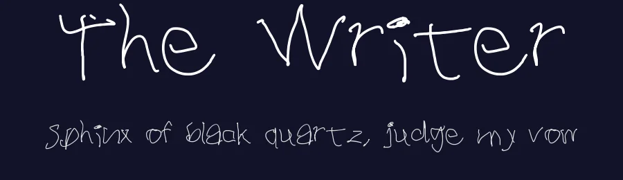 The Writer by Anthony Valdes — Script Handwritten Font — thumbnail 2