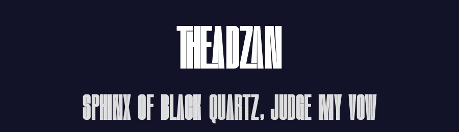 Theadzan by Almarkhatype — Sans Serif Font — thumbnail 2