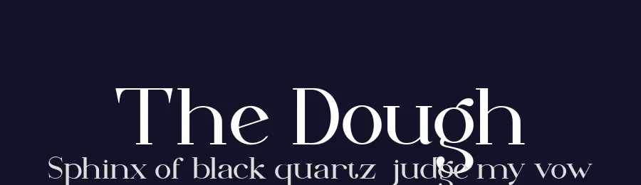The Dough by Pentagonistudio — Serif Font — thumbnail 2