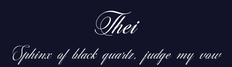 Thei by andfonts — Script Handwritten Font — thumbnail 2