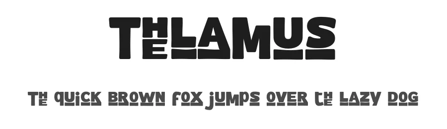 Thelamus by ToniStudio — Decorative Font