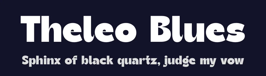 Theleo Blues by Timelesstype Studio — Sans Serif Font — thumbnail 2