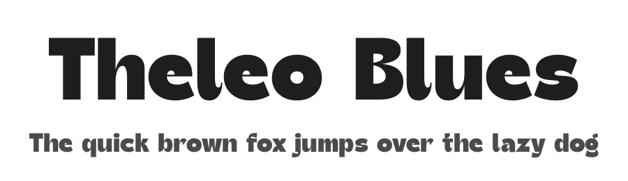 Theleo Blues by Timelesstype Studio — Sans Serif Font