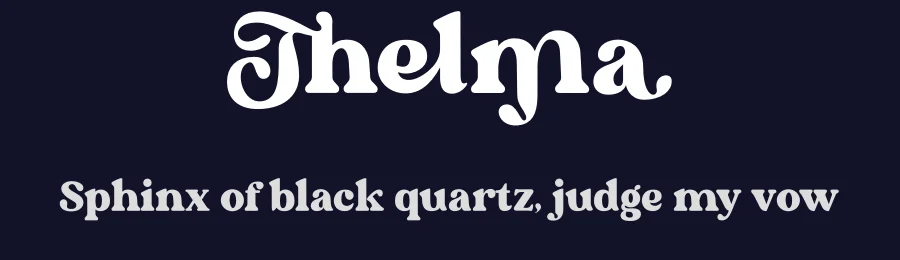 Thelma by Mocha Frappuccino — Serif Font — thumbnail 2