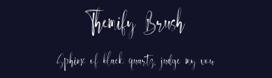 Themify Brush by 177Studio — Script Handwritten Font — thumbnail 2