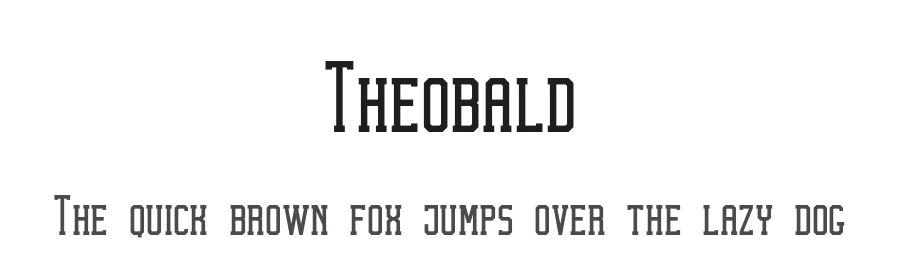 Theobald by Bartosz Wesolek — Serif Font
