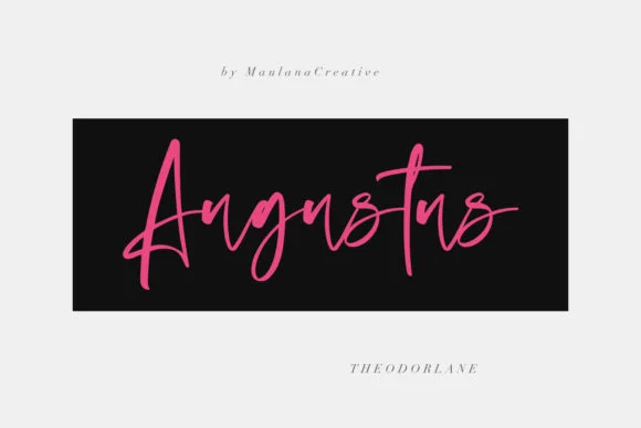 Theodorlane Font by Maulana Creative — Script Handwritten Font — thumbnail 5
