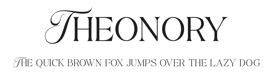 Theonory by Alit Design — Decorative Font