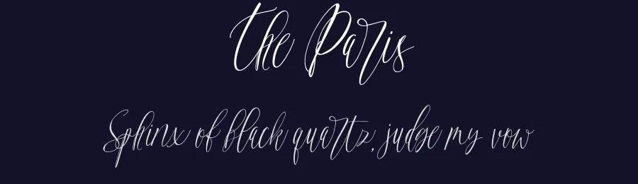 The Paris by Mycandythemes — Script Handwritten Font — thumbnail 2