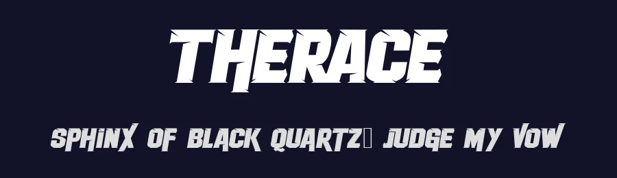 Therace by Teguh Pranata — Display Font — thumbnail 2