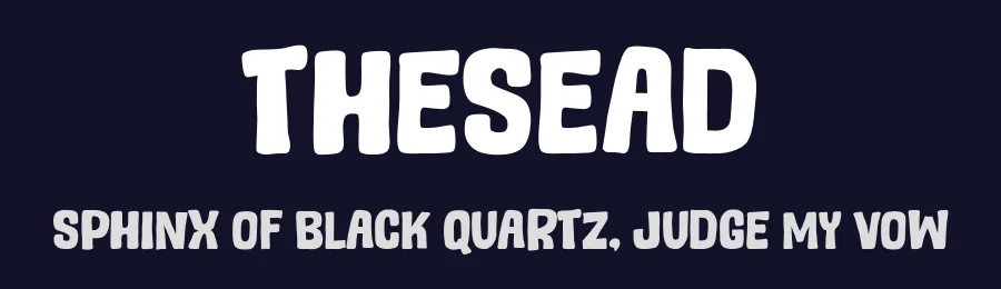 Thesead by Khurasan — Decorative Font — thumbnail 2