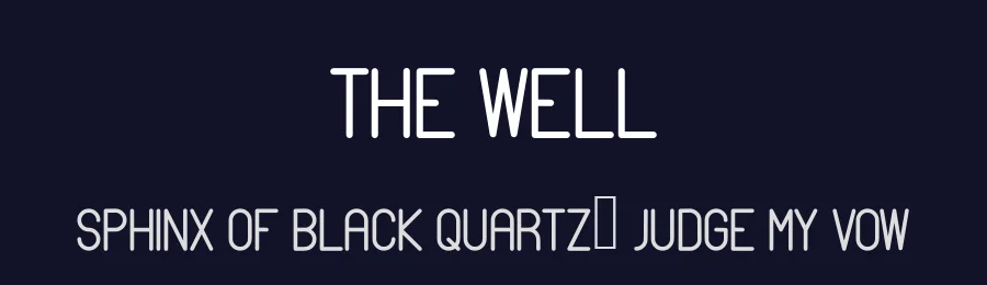 The well by selawetype — Sans Serif Font — thumbnail 2
