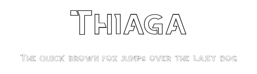 Thiaga by Edric Studio — Sans Serif Font
