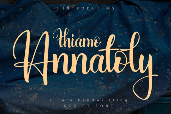 Thiamo Annatoly Font by Vunira — Script Handwritten Font