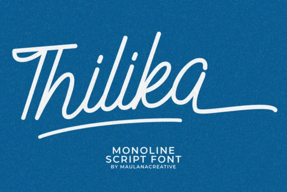 Thilika Font by Maulana Creative — Script Handwritten Font