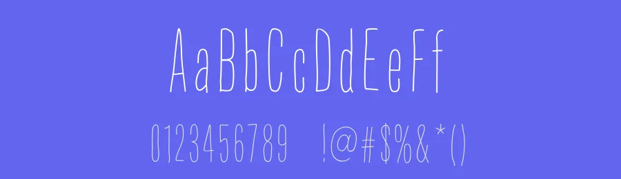Thin Fingers by Bibliopolæ — Script Handwritten Font — thumbnail 3