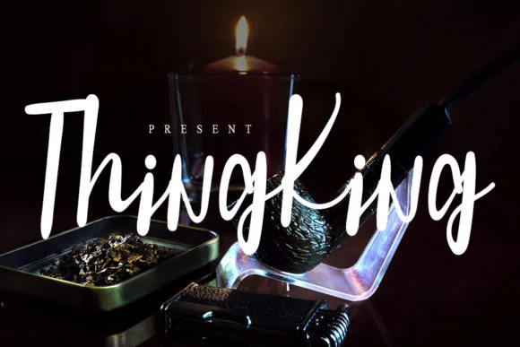 Thing King Font by NYA Letter — Script Handwritten Font