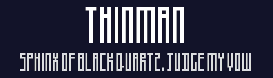 Thinman by Hawtpixel — Display Font — thumbnail 2