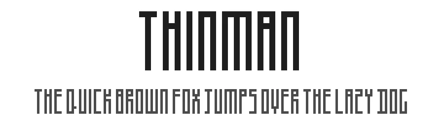 Thinman by Hawtpixel — Display Font