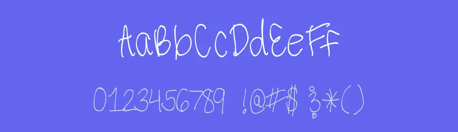 Third Grade Handwriting by Brianna Erickson — Script Handwritten Font — thumbnail 3