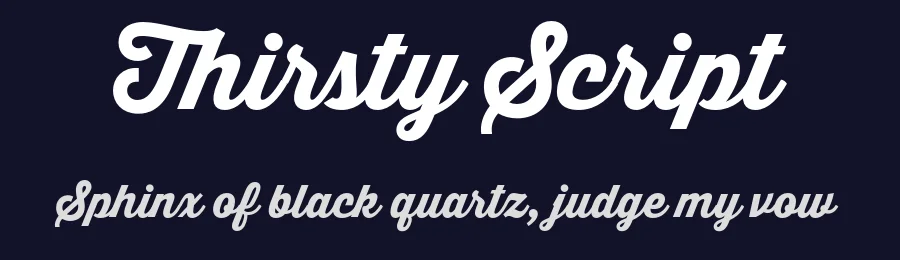 Thirsty Script by Yellow Design Studio — Script Handwritten Font — thumbnail 2