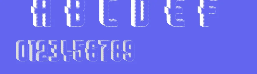 Thirties Relief by imagex — Decorative Font — thumbnail 3