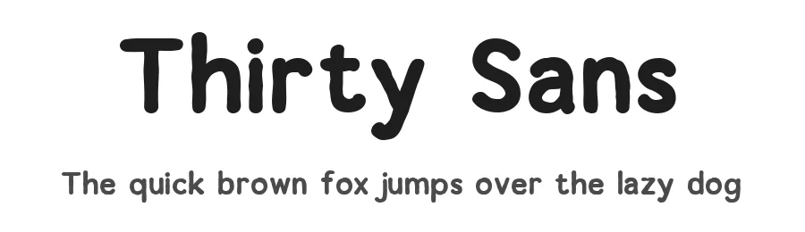 Thirty Sans