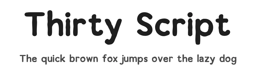 Thirty Script