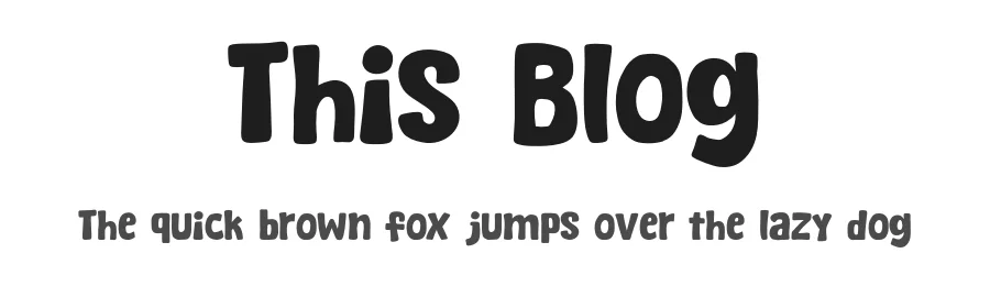 This Blog