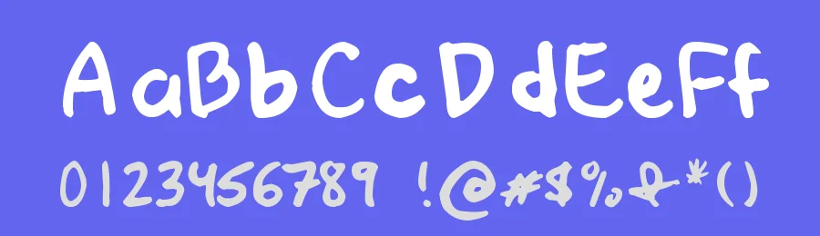 This font is not a typeface by blackmagedark — Script Handwritten Font — thumbnail 3
