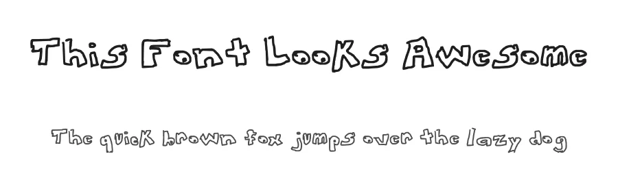 This Font Looks Awesome