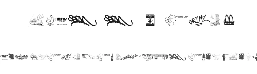This Is My Town 3 by The Wondermaker — Dingbats Font