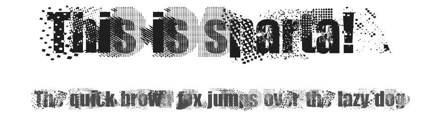 This is sparta! by Font Bureau — Decorative Font