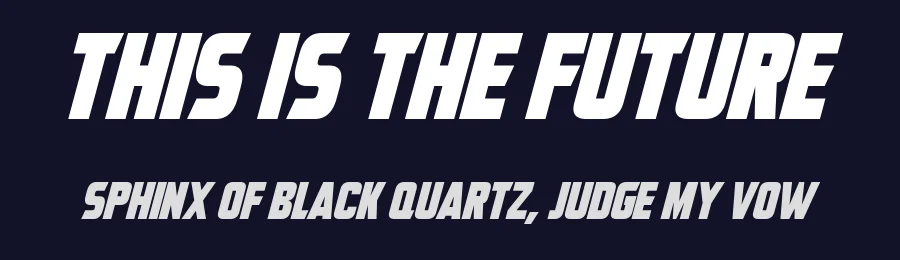 This Is The Future by Hawtpixel — Display Font — thumbnail 2